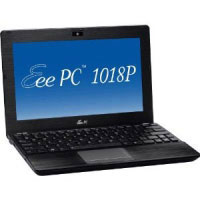 ASUSTEK EEE PC 1018P ATOM/N550-1.5GHZ  UMPC 250GB 1GB 10.1IN W7S BLACK (1018P-BLK152S)